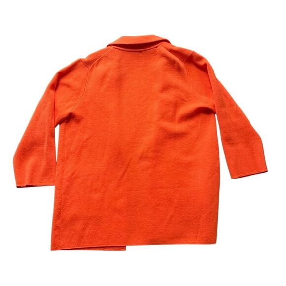 J.Crew 365 Sophie Open-Front Knit Blazer Cardigan Orange Large. - Picture 3 of 6